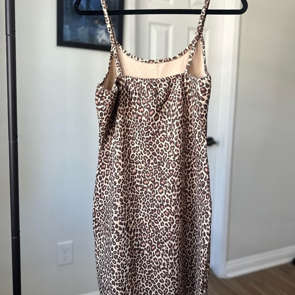 Mini Cami Leopard Print Dress - Picture 2 of 5
